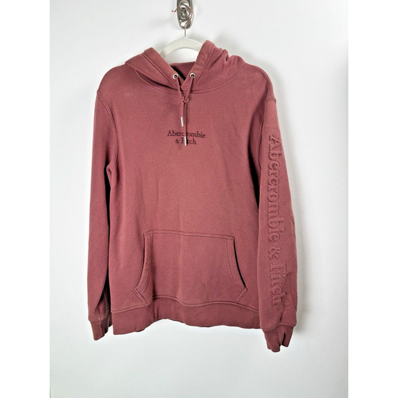 Abercrombie & Fitch Tops - Abercrombie & Fitch Unisex Beachy Preppy Academia Athleisure Branded Hoodie M